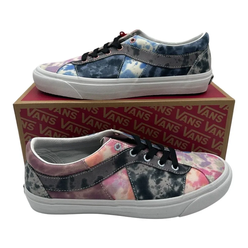 Vans Bold Ni Mix‎ Shoes Womens 6.5 Mixed Tie Dye Colorful Sneakers VN0A7TNKAXJ